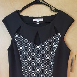 Black and White Dress, Size 10, AA Studio